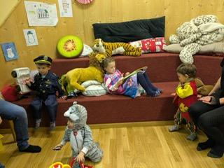 Fasching in der Kinderecke